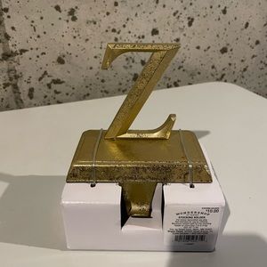Stocking holder letter “Z”